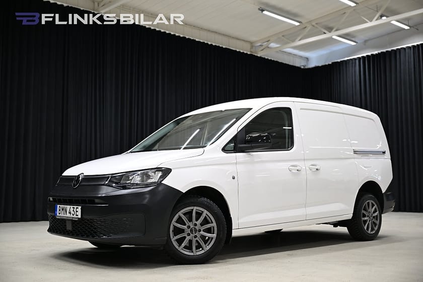 Bild 1 av Volkswagen Caddy Cargo Maxi DSG 122HK Drag|Värmare|Dubbeldörr|Backkamera|Lågmil