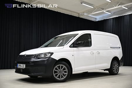 Volkswagen Caddy Cargo Maxi DSG 122HK Drag|Värmare|Dubbeldörr|Backkamera|Lågmil