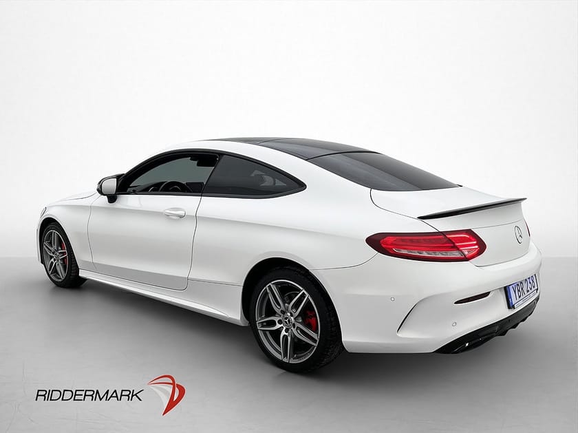 Bild 5 av Mercedes-Benz C 220 d Coupé 220d 170hk AMG Pano Burm Kamera Navi