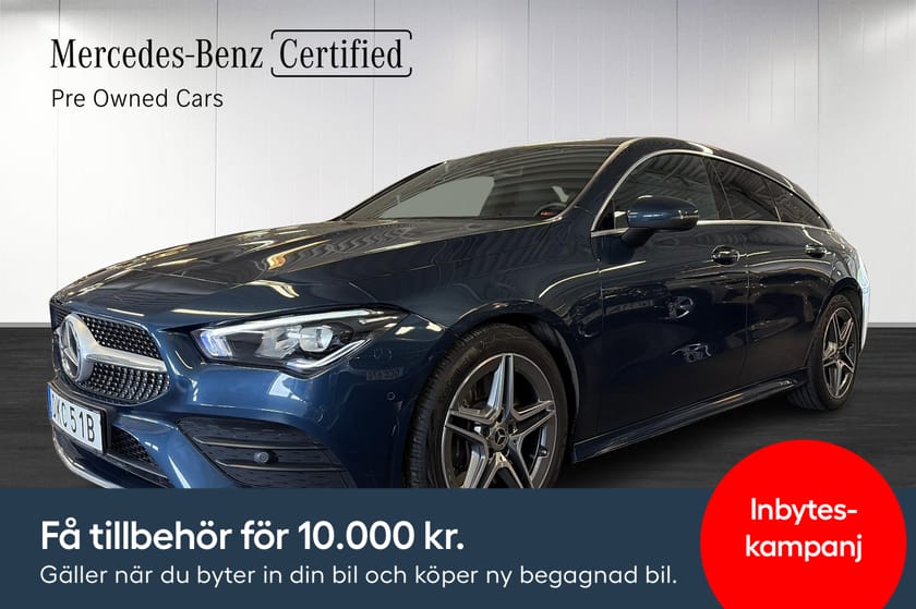 Bild 1 av Mercedes-Benz CLA 250 Shooting Brake AMG/Värmare/Paneleblysning/Widescreen