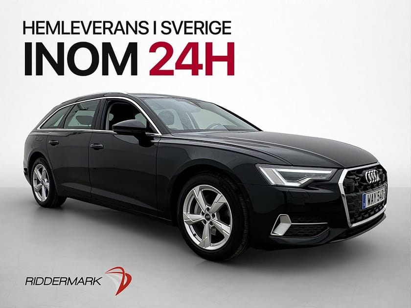 Bild 1 av Audi A6 Avant 40 TDI quattro Q Cockpit D-Värmare Navi Kamera Drag Moms