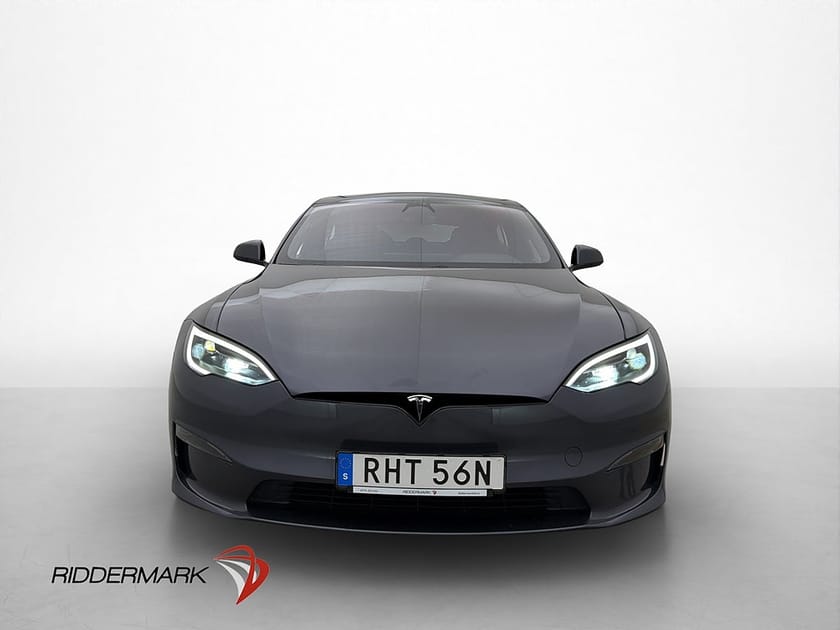 Bild 2 av Tesla Model S AWD 670hk Luftfjädring Autopilot Yoke Sv-Såld