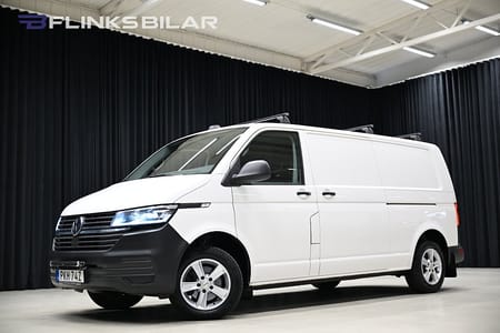 Volkswagen Transporter DSG 150HK L2|Inredning|Dubbeldörr|LED|Inverter|Leasbar