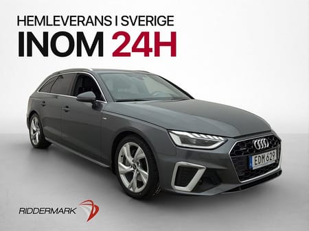 Audi A4 Avant 40 TFSI quattro MHEV Q Full S-Line P-Värmare 360°  Drag Navi