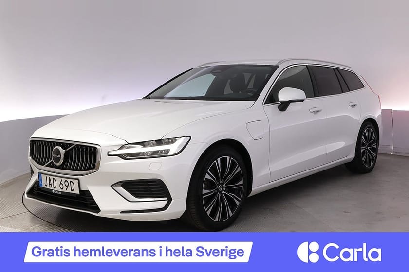 Bild 1 av Volvo V60 Recharge T6 AWD Core Bright Drag Kamera BLIS Navi