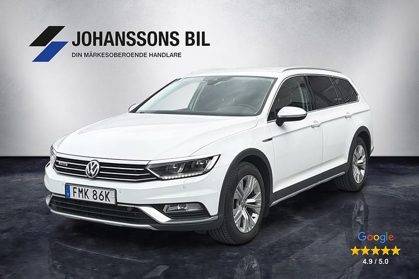 Bild 1 av Volkswagen Passat Alltrack 2.0TDI 4Motion Helskinn SoV-däck Värmare Drag Kamera