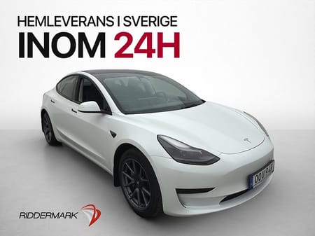 Tesla Model 3 Standard Range Plus Sv-Såld Drag AP Pano 360°