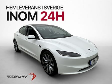 Tesla Model 3 Standard Range Drag Värm Skinn Pano 360° Navi
