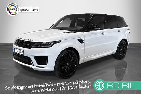 Land Rover Range Rover Sport 3.0 SDV6 AWD 306HK DRAG EN ÄGARE SVENSKSÅLD SE SKICK