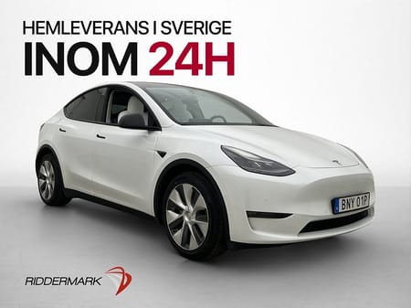 Tesla Model Y Long Range AWD Dragkrok AP Pano Ljus interiör
