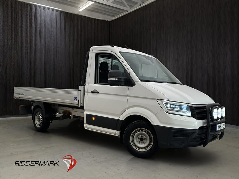 Bild 3 av Volkswagen Crafter Chassi FLAKBIL 177hk Värmare Drag CARPLAY Moms
