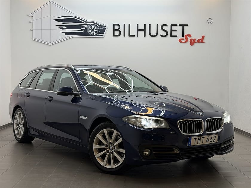 Bild 1 av BMW 520d xDrive Touring 520 190hk Navi/Bkamera/Läder/Krok/Rattvärme