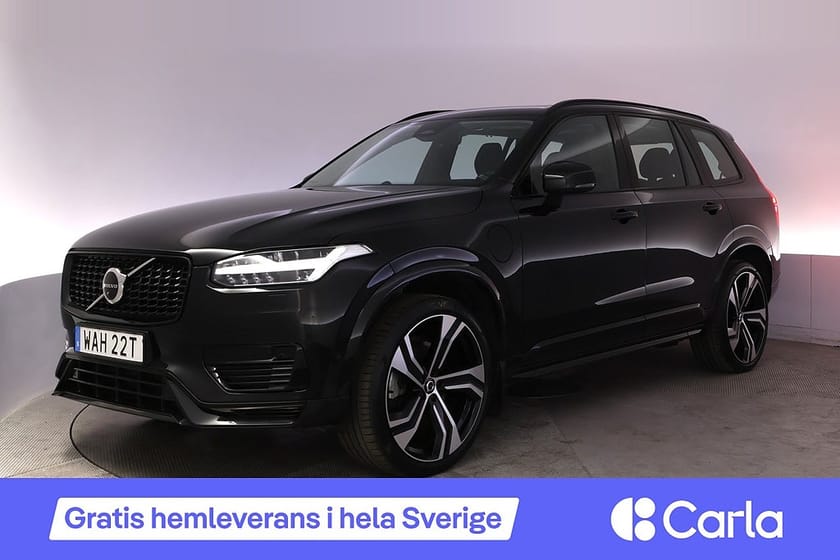 Bild 1 av Volvo XC90 T8 Ultimate Dark 7-Sits B&W Pano Massage HUD Drag