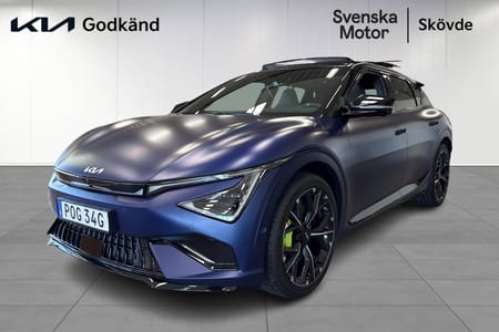 Kia EV6 GT AWD 2025 – 609 hk – Endast 615 mil – Svensksåld – Näst intill ny