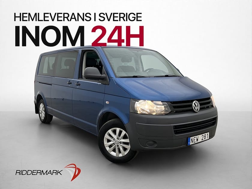 Bild 1 av Volkswagen Caravelle Lång Värmare Drag Farthållare 9-Sits