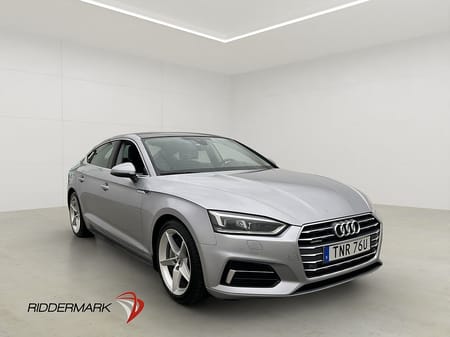 Audi A5 Sportback 45 TFSI quattro SB Q 245hk Pano Drag Halvskinn