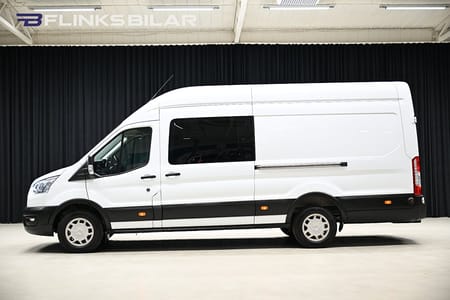 Ford Transit 350 2.0 185HK L4 Dubbelhytt|3.5ton-dragvikt|Moms|SeUtr!