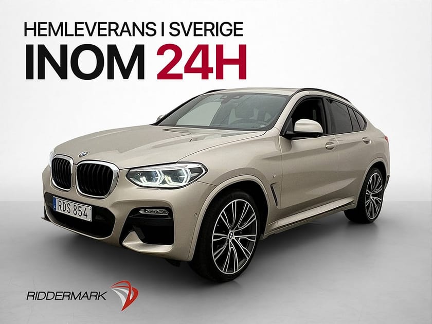 Bild 1 av BMW X4 xDrive30i M Sport Innovation Pano H/K 360° Värm Drag
