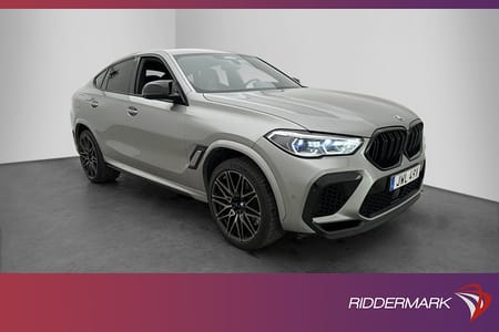 BMW X6 M Competition X6M 625hk Driver's Sky Lounge B&W Night-V