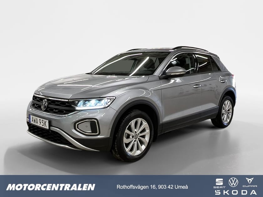 Bild 1 av Volkswagen T-Roc LIFE 1.5 TSI 150HK/Drag/Backkamera/ Inkl.vinterhju