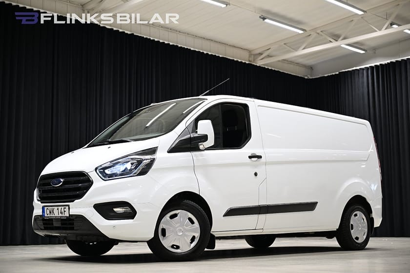 Bild 2 av Ford Transit Custom 300 130HK L2 Automat|Inredd|Drag|Värmare|Backkamera
