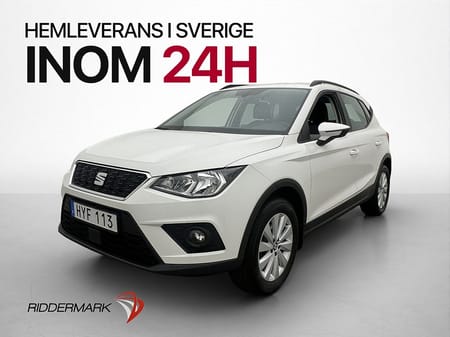 SEAT Arona 1.0 TSI 95hk Style P-Sensorer Bluetooth 0.49 l/m