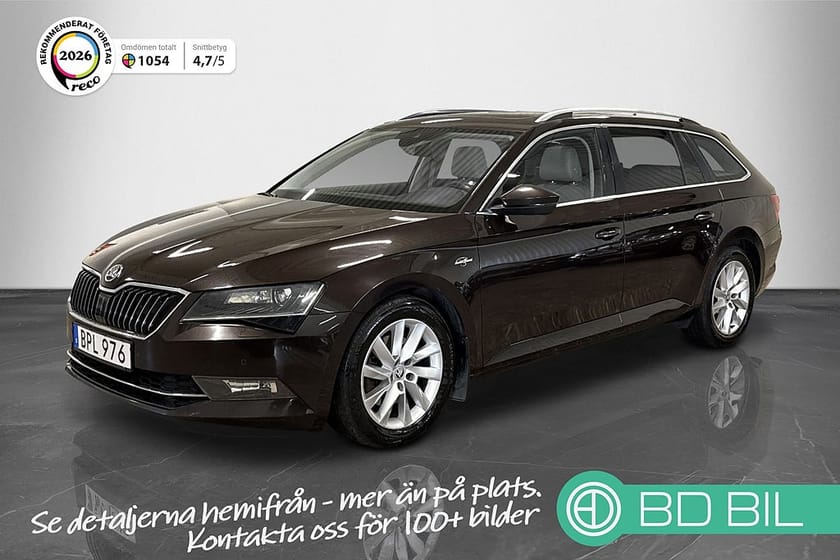 Bild 1 av Škoda Superb Kombi Skoda 2.0 TDI 4x4 190hk PANORAMA HELSKINN CANTON L&K DRAG