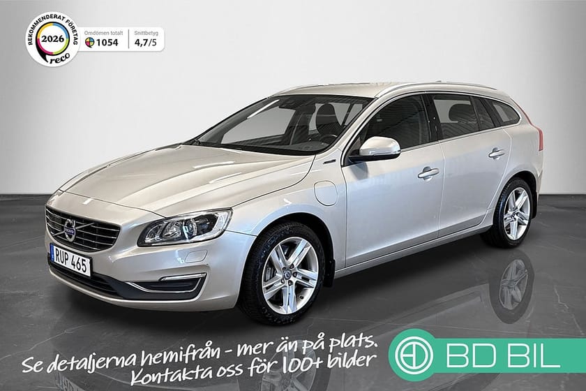 Bild 1 av Volvo V60 D5 Plug-In Hybrid Twin Engine AWD SUMMUM DRAGKROK SKINN