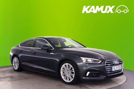 Audi A5 Sportback 45 TFSI quattro 245hk Cockpit Navi Drag B&O Värm Keyless Adpt Farthållare