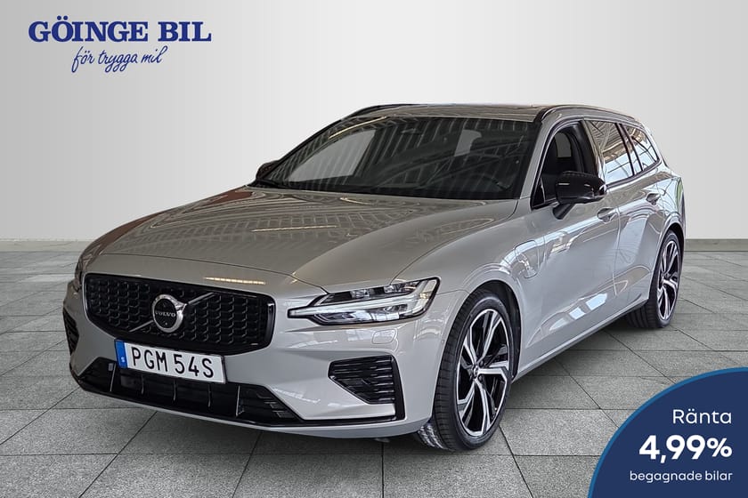 Bild 1 av Volvo V60 Recharge T6 Ultimate Dark Nyservad/ Nappa/ Head-up/ 360/ Akustikrutor
