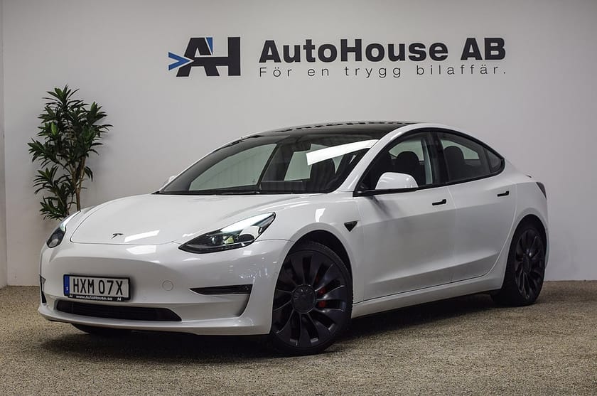 Bild 1 av Tesla Model 3 Performance 513HK Ryzen Utökad Autopilot EAP 4,99% Ränt