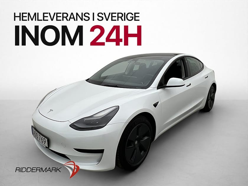 Bild 3 av Tesla Model 3 Standard Range Plus Värmare Panorama Dragkrok
