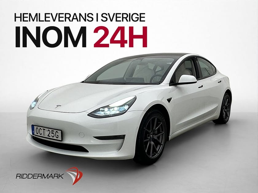 Bild 4 av Tesla Model 3 Long Range AWD Ljus Interiör Kamera Pano Moms