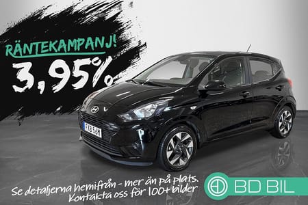 Hyundai i10 1.0 blue FACELIFT COCKPIT KAMPANJ 3,95% RÄNTA