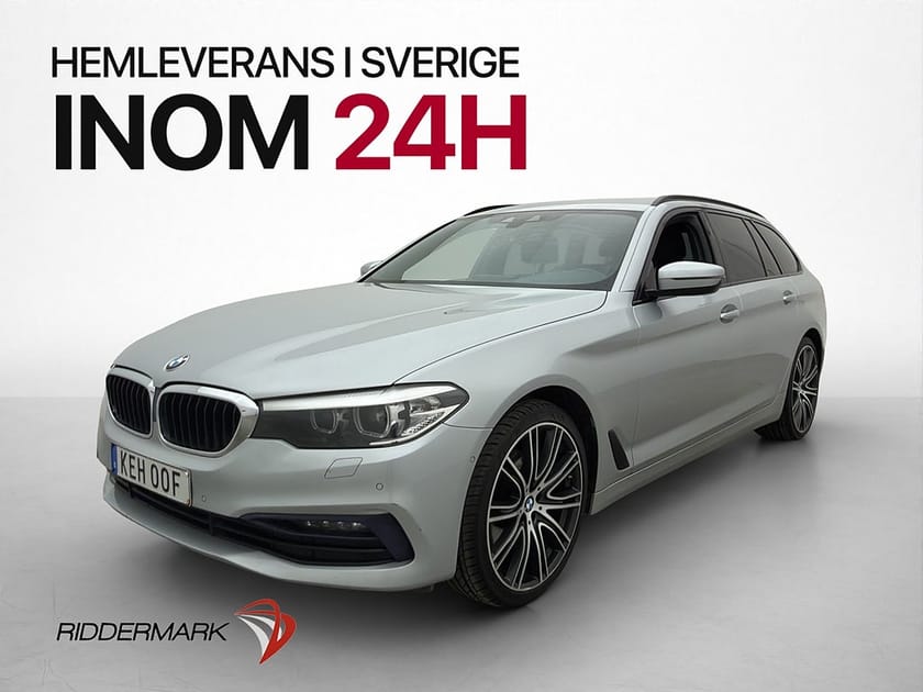Bild 3 av BMW 520d xDrive Touring 190hk Sportline Kamera Drag HiFi Ambient 20"