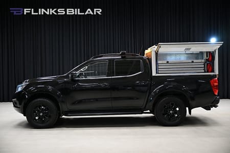 Nissan Navara Dubbelhytt 190HK Automat|N-Guard|Kåpa|Inredd|Släde|Leasbar|SeUTR!!