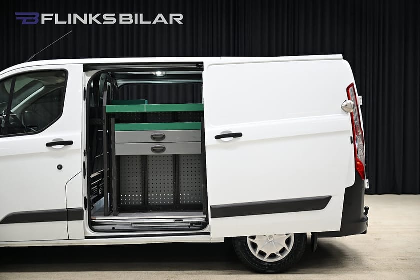 Bild 3 av Ford Transit Custom 290 130HK L2 Servicebil|Dubbeldörr|Inredd|NyKamrem