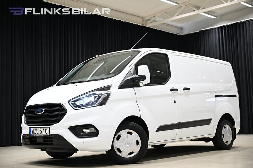 Bild 2 av Ford Transit Custom 300 130HK Inredd|Dubbeldörr|LED|Drag|Värmare|EnÄgare
