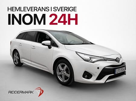 Toyota Avensis Kombi 143hk Executive Panorama Värmare Drag Läder