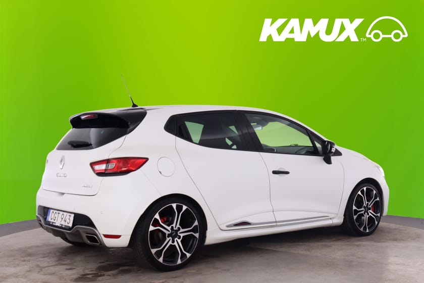 Bild 2 av Renault Clio RS 220 Trophy 220hk Mattvit Sportavgas Navi Skinn Sportstol