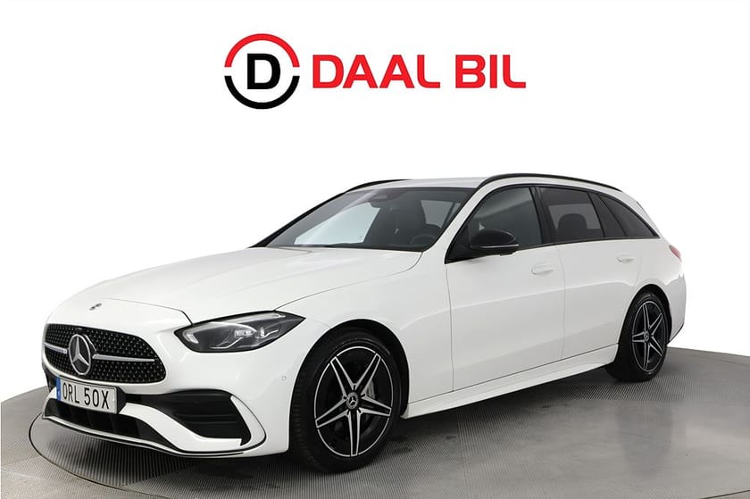 Bild 1 av Mercedes-Benz C 220 T d 200HK AMG-LINE B-KAMERA DRAG VÄRMARE NFC-PLATTA