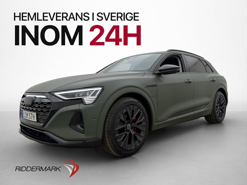 Bild 1 av Audi Q8 55 e-tron quattro Q Pano Luftfjäd B&O Matrix Drag 360° MOMS