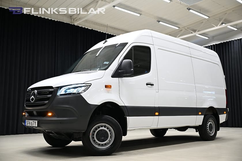 Bild 1 av Mercedes-Benz Sprinter 319 CDI 4x4 Panel Van 190HK Automat|Servicebil|Inredd|Moms|SeUtr!