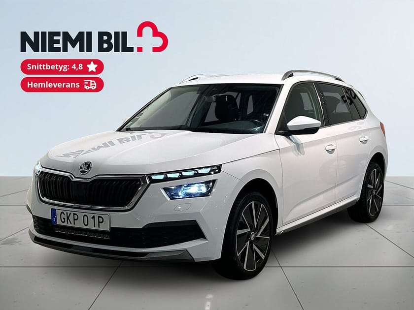 Bild 1 av Škoda Kamiq Skoda 1.5 TSI Drag Skinn GPS kamera CarPlay S/V-hjul