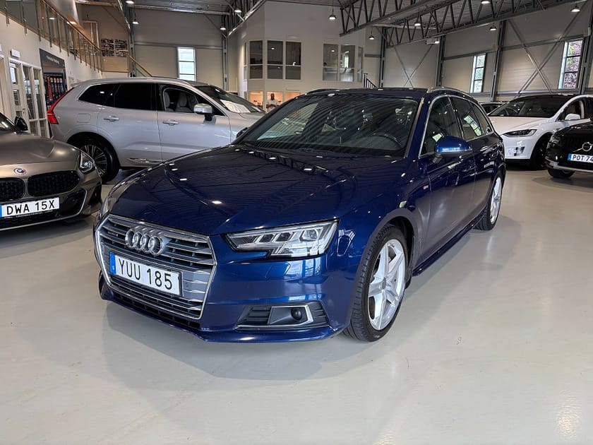 Bild 1 av Audi A4 Avant 2.0 TDI 190hk quattro S-Line Evo Alpin/Drag/Värm