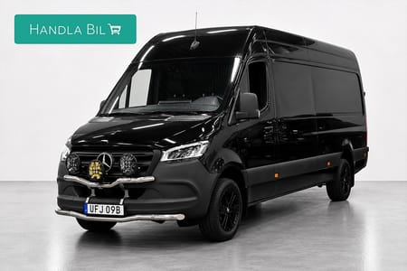 Mercedes-Benz Sprinter 319 CDI Panel Van Tempmatic D-värm Navi B-kam Moms Dragkrok