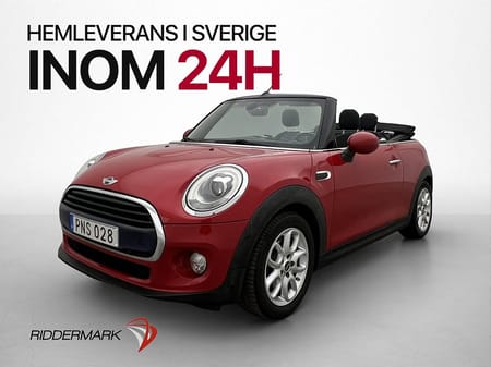 MINI Cooper Cabriolet Convertible 136hk Pepper Sensorer Farthållare