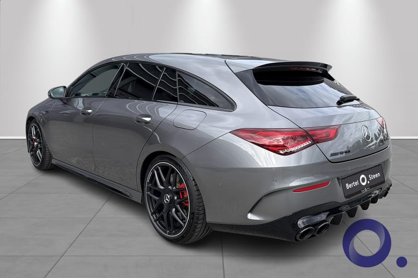 Bilde 3 av Mercedes-Benz AMG CLA 45 S 4MATIC+ Shooting Brake Performance|Premium pakke plus|Råskinn med lav km