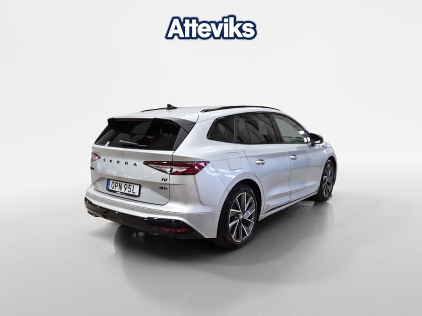 Bild 3 av Škoda Enyaq iV 80x 82 KWH 265Hk *360-kamera, Crystal Face*