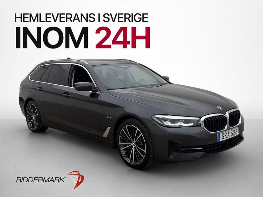 Bild 1 av BMW 530e xDrive Touring 292hk Plug-in Adaptiv-f Drag Kamera Navi